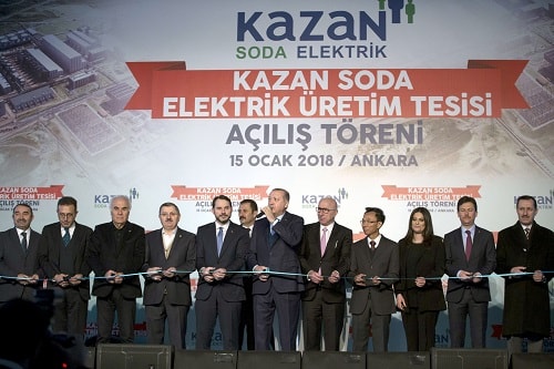 Kazan Soda Elektrik Açılış Töreni