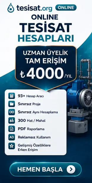 Tesisat Uzman Üye Ol